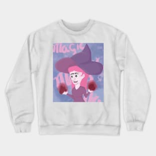 witch casting spells Crewneck Sweatshirt